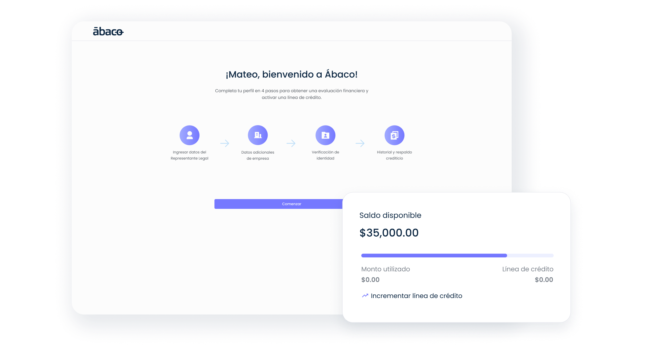 ONBOARDING de PLATAFORMA ÁBACO para Factoraje Digital
