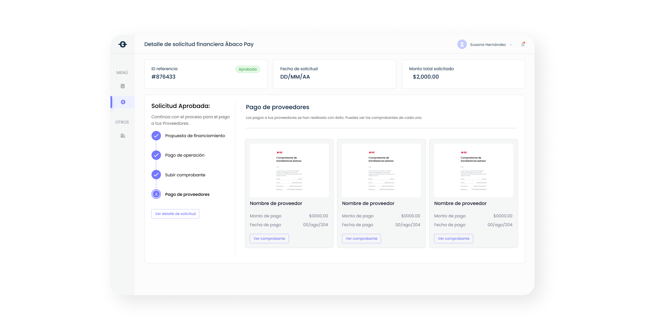 PAGO DE PROVEEDORES - PLATAFORMA ÁBACO